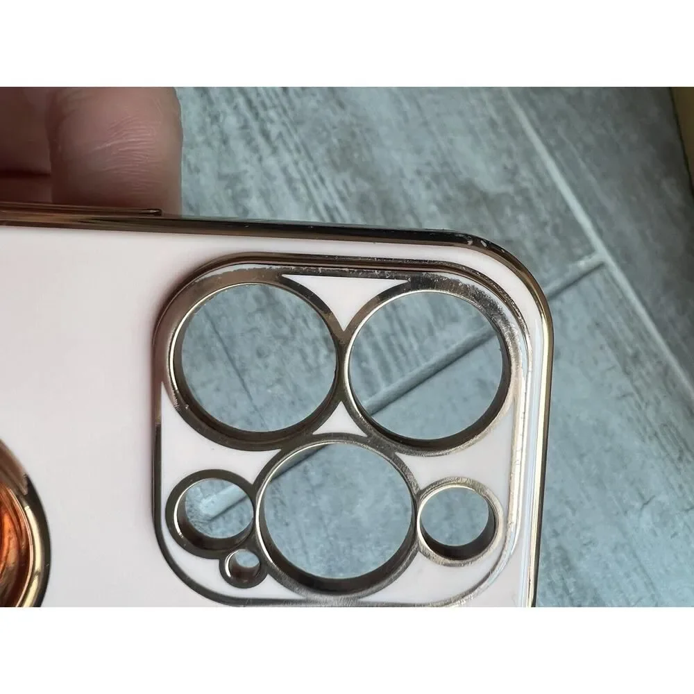Los Angeles Boutique Pink Silicone iPhone 13 Pro Magnetic Mount Ring Case Cover